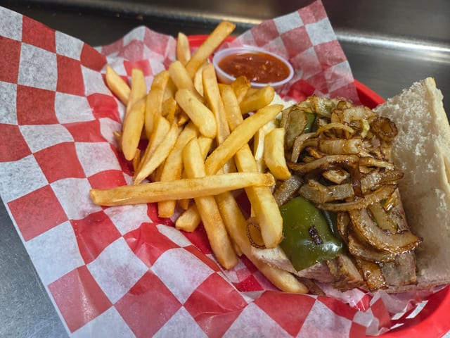 Italian Sausage w/Peppers & Onions.