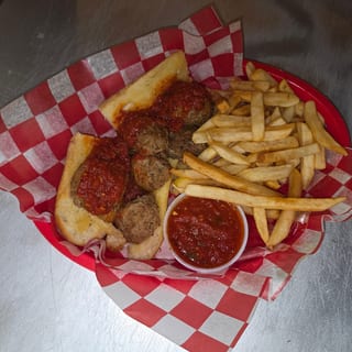 Meatball & Marinara Sandwich